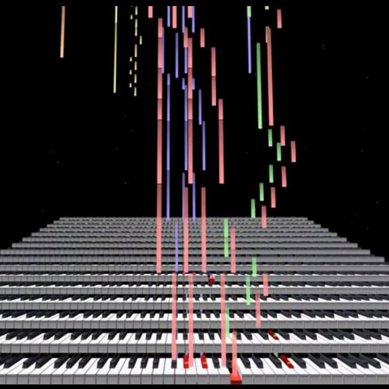 MUSIC VIDEOS: Roland SC-8850 MIDI Visualizer Tests |